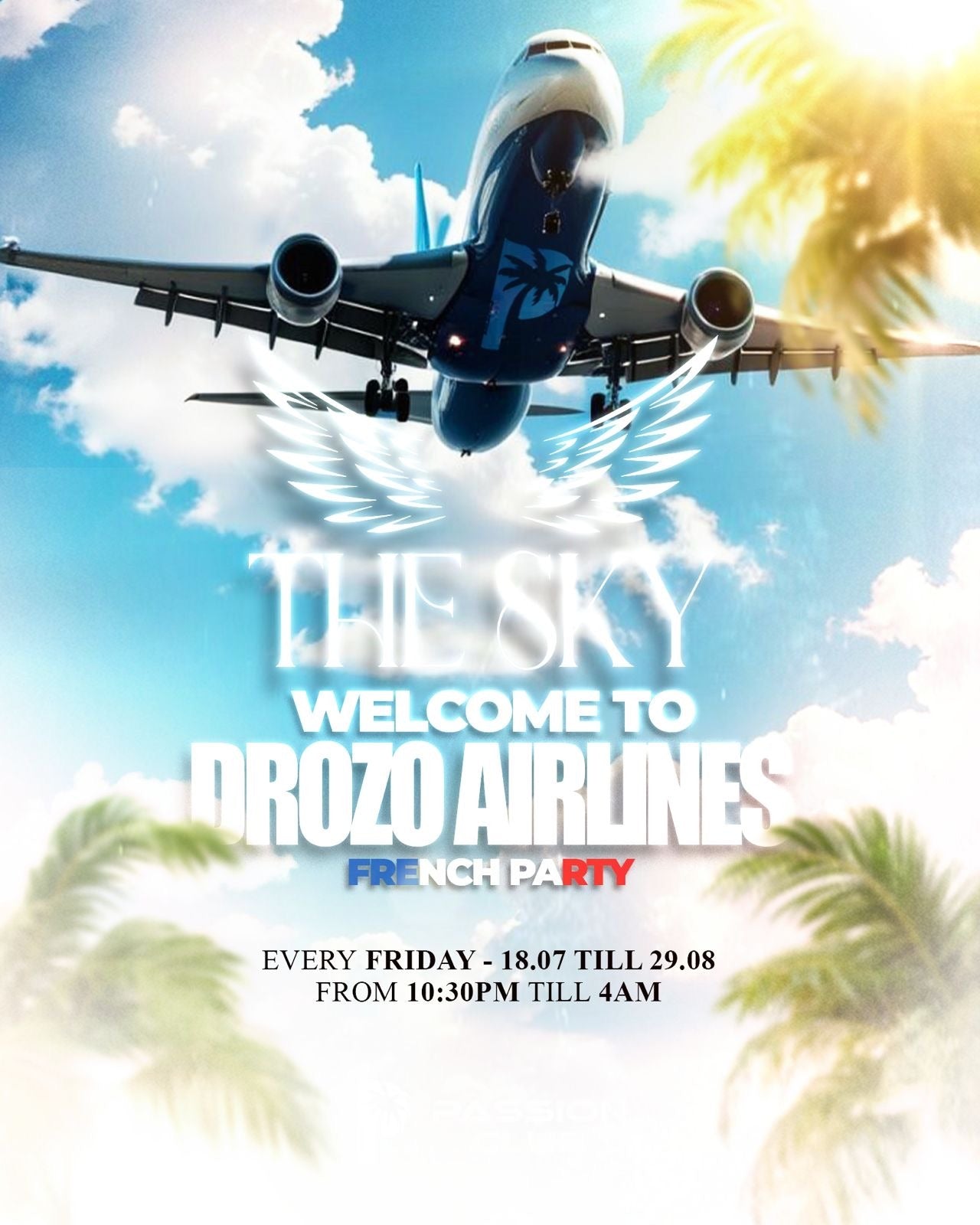 Welcome to Drozo Airlines - The Sky - French Party